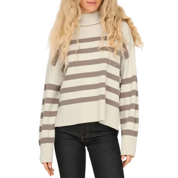 Only - Bari High Neck Knitted Sweater Dames